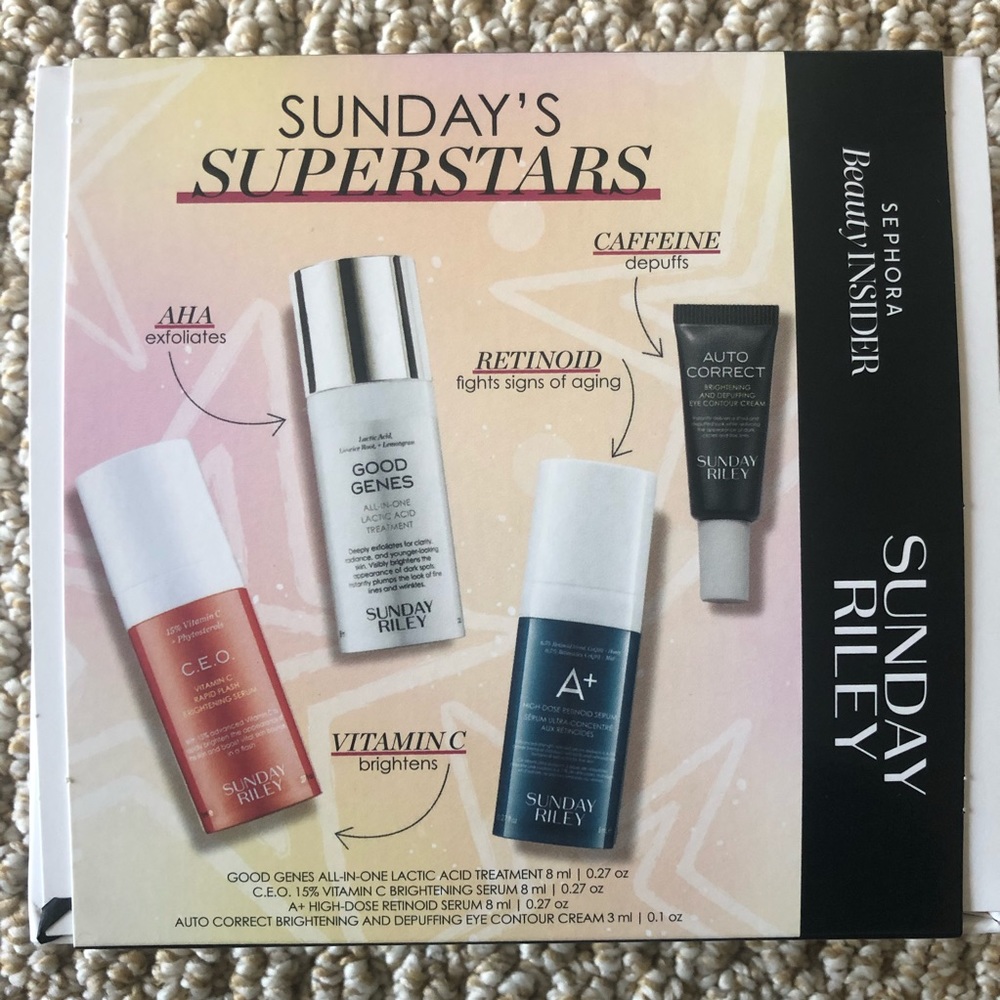 Sunday Riley Sunday’s Superstars Bundle Kit Travel from Sephora